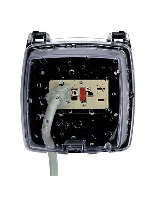 Intermatic WP1010 NEMA 3R 1-Gang Vertical Hinge 3-1/8 Inch Die-Cast Weatherproof Receptacle Cover Intermatic WP1010 NEMA 3R 1-Gang Vertical Hinge 3-1/8 Inch Die-Cast Weatherproof Receptacle Cover