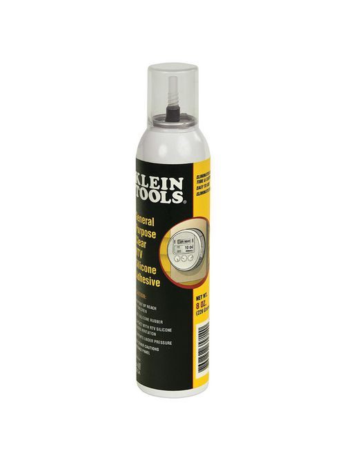 Product image for Klein Tools 50995 8 oz Clear RTV Silicone General Purpose Adhesive Gel