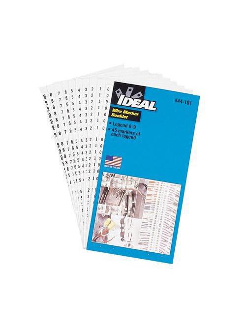Product image for Ideal Industries 44-135 1-1/2 Inch Plastic Impregnated Cloth X Legend Wire Marker Card