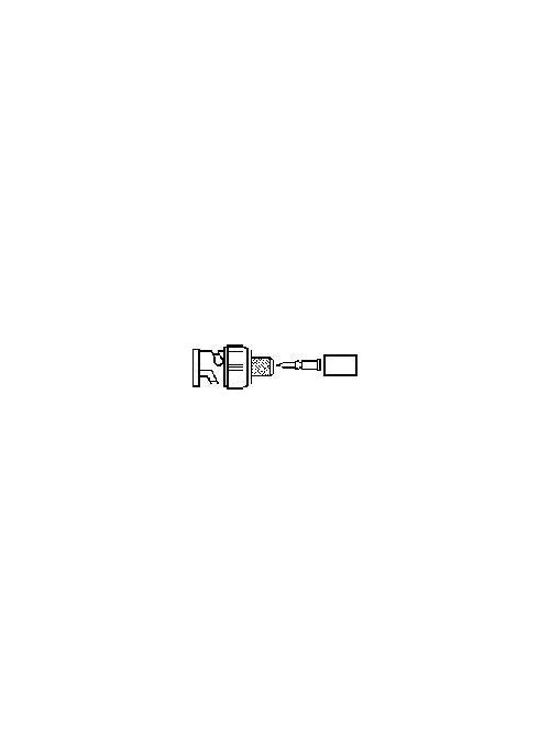 Ideal Industries 85-491 RG58 50 Ohm PVC BNC Plug Ideal Industries 85-491 RG58 50 Ohm PVC BNC Plug