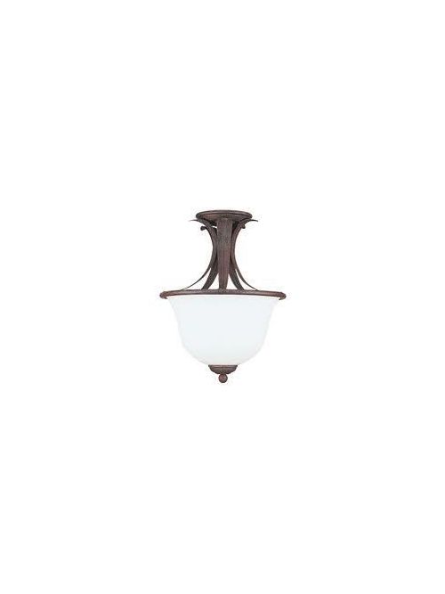 Product image for Sea Gull Lighting 5130-08 3-Lamp 40 W 120 Volt Textured Rust Patina Candelabra Torpedo Hall/Foyer Light Fixture