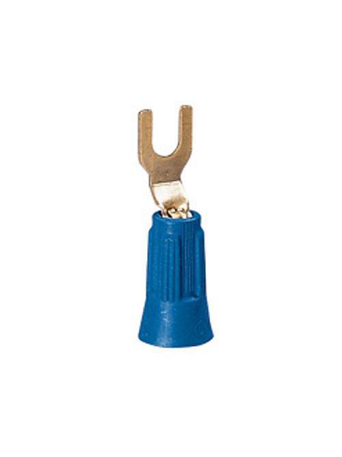 Product image for Ideal Industries 30-3014 8 AWG Phosphor Bronze Spring Brass Fork Terminal Wire Connector