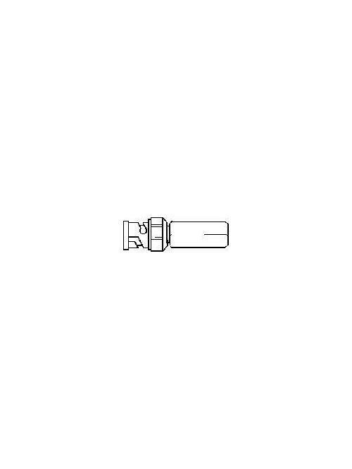 Product image for Ideal 85-470 Commercial Grade BNC Twist-On Plug, RG58, 20AWG Solid PVC