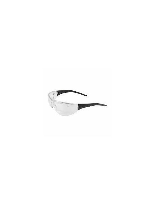 Product image for PIP 250-71-0000 Black Frame Clear Lens Anti-Scratch Coated Universal Safety Glasses