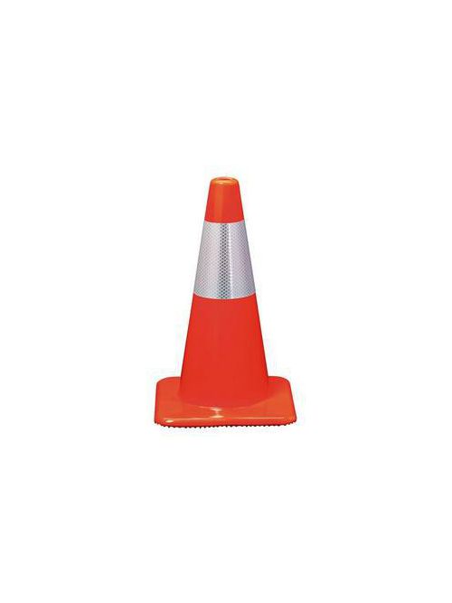 3M 90128-R 18 Inch Orange Reflective Traffic Cone | Cooper Electric