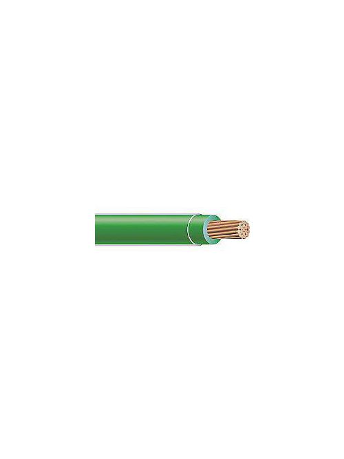 Product image for United Copper 325379 10 AWG Stranded 500 Foot Reel Green Copper THHN Building Wire