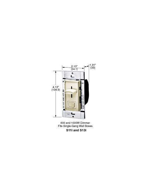HCI S63W 3WAY SLIDE DIMMER, 600W 12 HCI S63W 3WAY SLIDE DIMMER, 600W 12