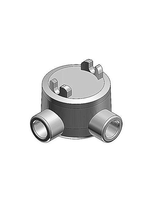 Product image for Hubbell Wiring Devices GUAL47-TB 1-1/4 Inch 30 In. Explosion/Dust Ignition Proof Conduit Outlet Box