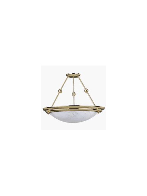Product image for Sea Gull Lighting 6633-02 3-Lamp 100 W Polished Brass Pendant Light Fixture
