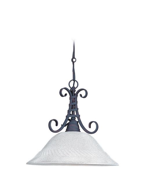 Product image for Sea Gull Lighting 6694-72 1-Lamp 150 W 120 Volt Old Iron Medium A19 Pendant Light Fixture