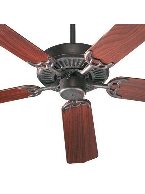 Product image for Quorum International 77525-44 52 Inch 5152/3818 CFM 69/50 W Toasted Sienna 3-Speed 14-Pole 5-Blade Reversible Ceiling Fan
