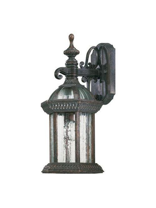 Product image for Quorum International 7811-45 1-Lamp 100 W Medium Base Baltic Granite Outdoor Wall Light Fixture