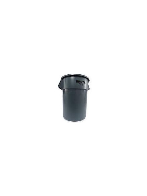 Product image for Rubbermaid FG265500-GRAY 55gal BRUTE Round Waste Container, without Lid