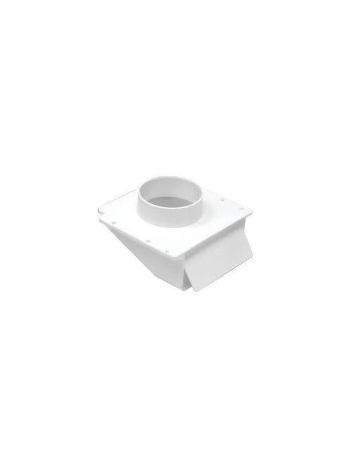 Product image for Lambro Industries, Inc. 673W 3 Inch White Plastic Fixed Louver Vent