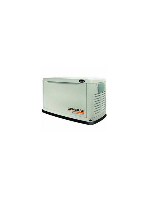 Product image for Generac 5522 14000 W Air Cooled Propane/Natural Gas Powered Home Automatic Standby Generator
