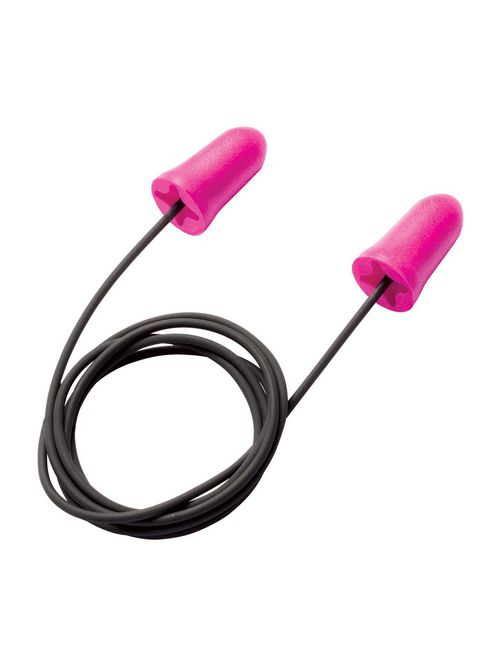 Product image for PIP 267-HPF300C COMPACT X-EMBOSS CORDED 30 DB NRR MAGENTA PU FOAM 100/BOX