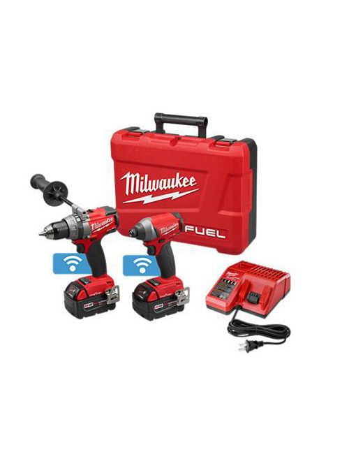 Product image for Milwaukee 2795-22 M18 FUEL™ 2-Tool Combo Kit with ONE-KEY™