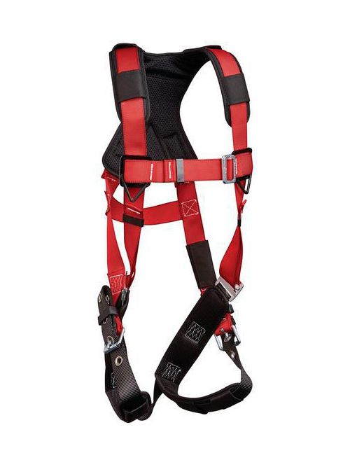 Product image for 3M™ 1191430 PROTECTA® PRO™ Vest-Style Harness, Comfort Padding, Red, Medium/Large (1 each)