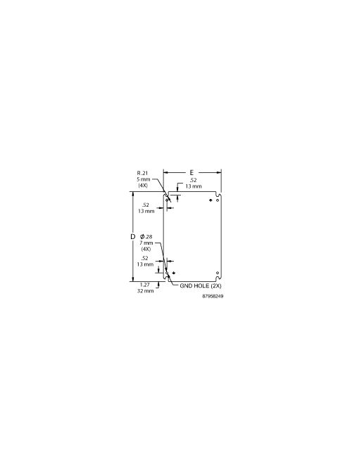 762MM X 508MM GALV PANEL 762MM X 508MM GALV PANEL