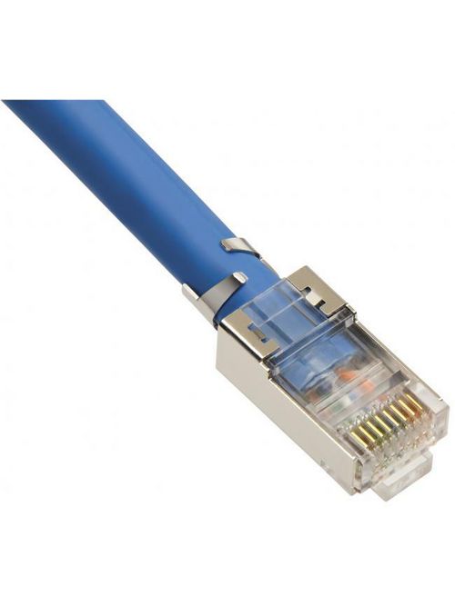 Product image for PLATINUM 106190 RJ45 C6A 10Gig Shie