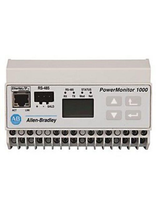 Product image for A-B 1408-BC3A-ENT POWERMONITOR 1000 120-240VAC SERIAL AND ETHERNET COMMUNICATION