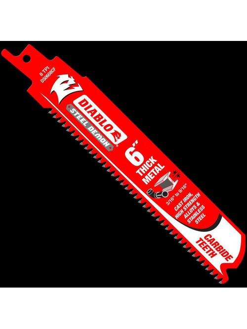 Product image for DIABLO DS0608CF3 DIABLO 6"" Carbide Thick Metal Cutting 3PK * SOLD AS 1 PACKAGE OF 3 *