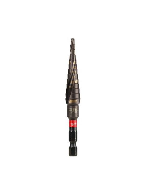Product image for Milwaukee 48-89-9241 SHOCKWAVE™ Impact Duty Step Bit #1, 1/8" - 1/2"