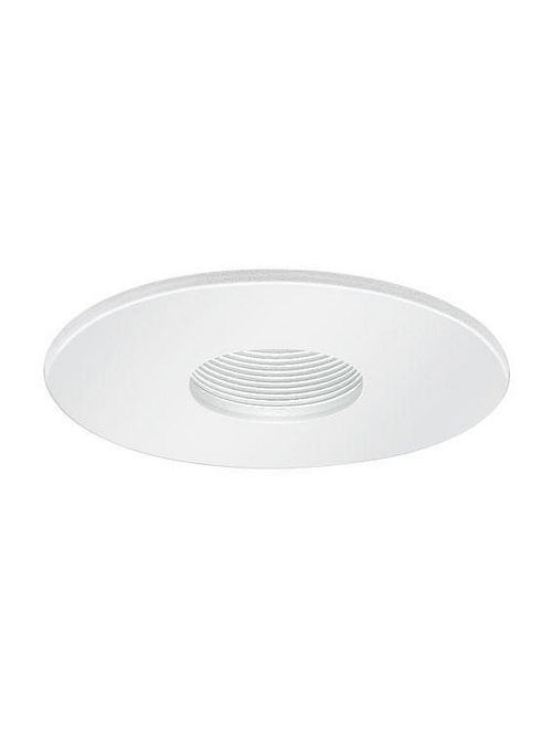 Product image for Elite Lighting B1414W-WH 4 Inch White Low Voltage Pinhole Trim with Baffle