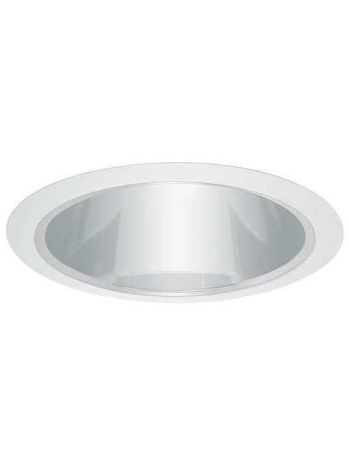 Product image for Elite Lighting B607MB-WH 6 Inch Black R/PAR30 Reflector with White Trim Ring