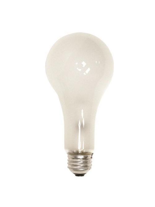 Product image for Shat-R-Shield 150A23/IF/RS-130V 6.06 Inch 150 W 100 CRI 2850 K 2090 Lumen Medium Base A26 PFA Coated Incandescent Lamp