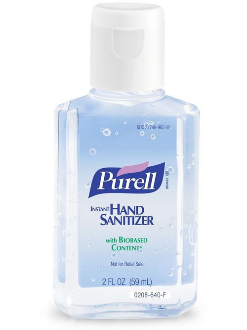 Product image for Gojo Industries 0208-24 2 oz Flip Cap Hand Sanitizer Bottle