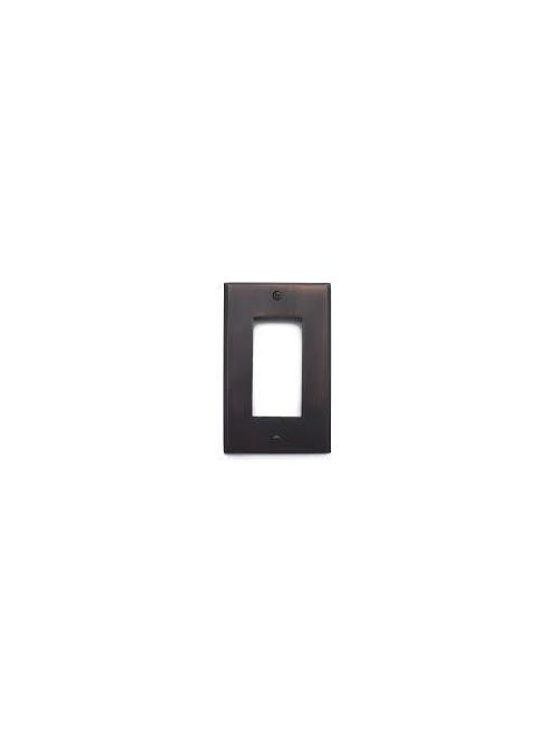 Product image for Wiremold 829PS-BLK Black Telephone Floor Box Cover Plate