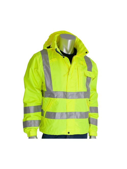 Product image for PIP 353-2000-LY-L Heavy Duty Waterproof Breathable Jacket