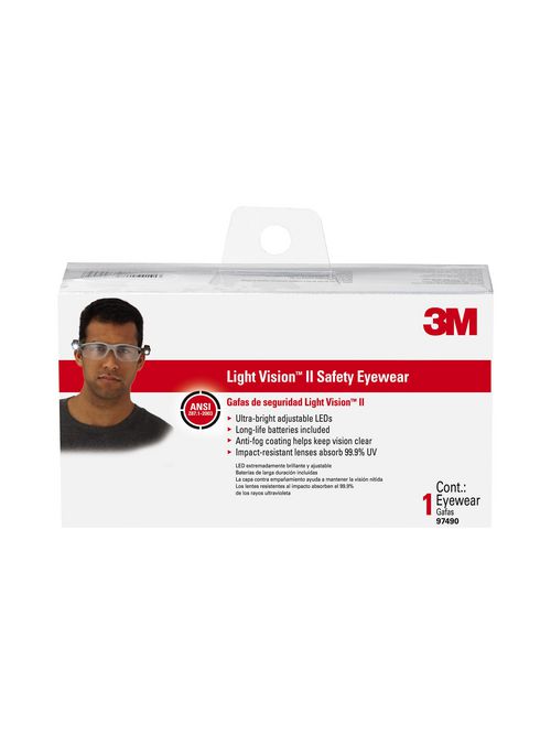 Product image for 3M 97490-WV6B LED SFTY EYEWEAR