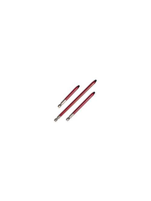 Product image for Rack-A-Tiers Manufacturing 70240RP1 #2 4 Inch Red Square Drive Bit