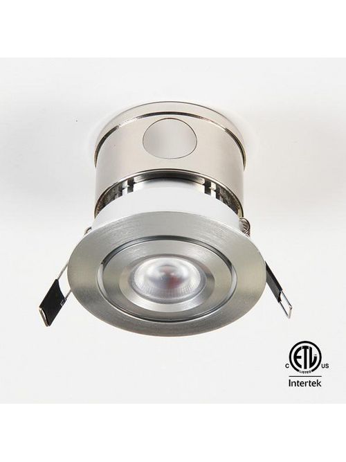 Product image for GMLTG GMR6-120V-IC-FL-BA 120V LED BRUSHED ALUM MINI RECESSED