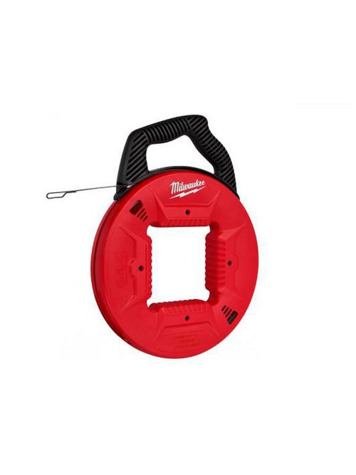Product image for Milwaukee 48-22-4185 100ft 1/4" Steel Fish Tape
