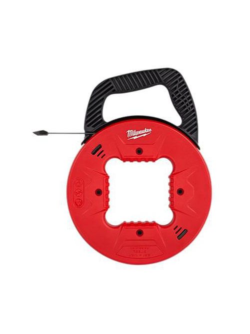 Milwaukee 48224181 25ft 1/4" Steel Fish Tape with Low Profile Tip