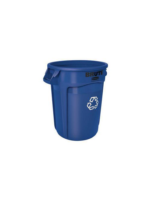 Product image for RUBM FG263273BLUE BRUTE RECYCLING CONTR 32 GAL