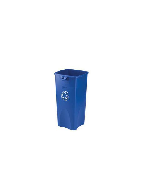 Product image for RUBM FG356973BLUE UT SQ RECYCLING CONTR 23 GAL