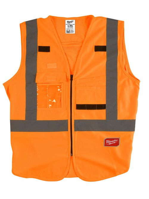 MILWAUKEE 48-73-5032 HI VISIBILITYVEST - ORANGE - L/XL MILWAUKEE 48-73-5032 HI VISIBILITYVEST - ORANGE - L/XL