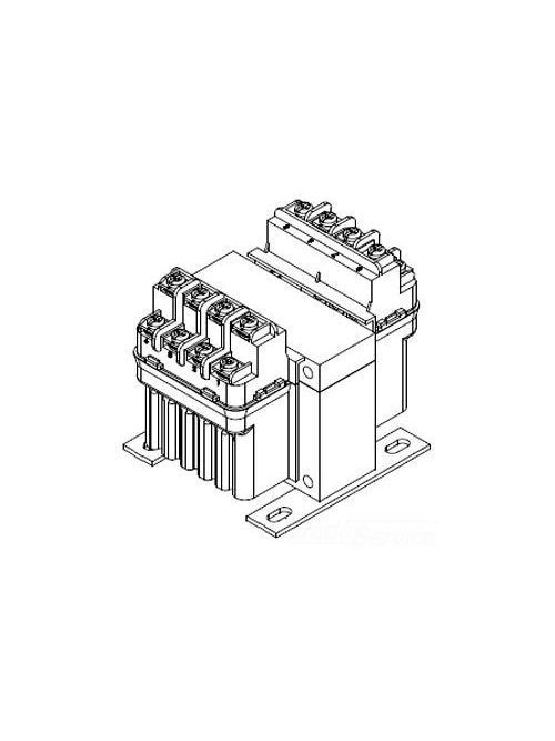 Product image for HAMMOND PH50MLI 50VA 460/230/208 PRIMARY 115/24 SECONDARY CONTROL TRANSFORMER W/ FUSE CLIPS