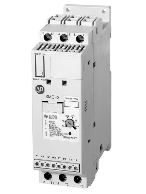 Product image for Controller motor NEMA-3R 75HP 108A 460VAC line & load-side protective module