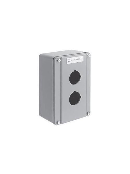 Product image for Station pushbutton 2-operator die cast serial-34779