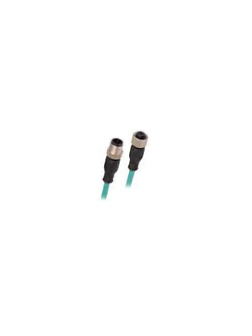 Product image for Patchcord IP67 M12D male straight to right angle 30m