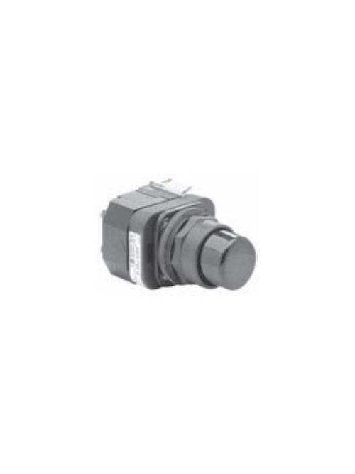 Product image for Pushbutton 1NO-1NC extended head without guard LED 120VAC/DC green lens