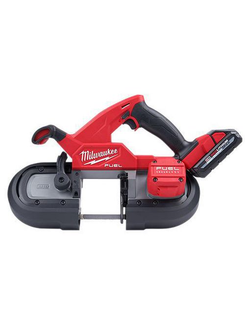 Milwaukee 2829S-22 M18#8482; FUEL™ Compact Dual-Trigger Band Saw Kit Milwaukee 2829S-22 M18#8482; FUEL™ Compact Dual-Trigger Band Saw Kit
