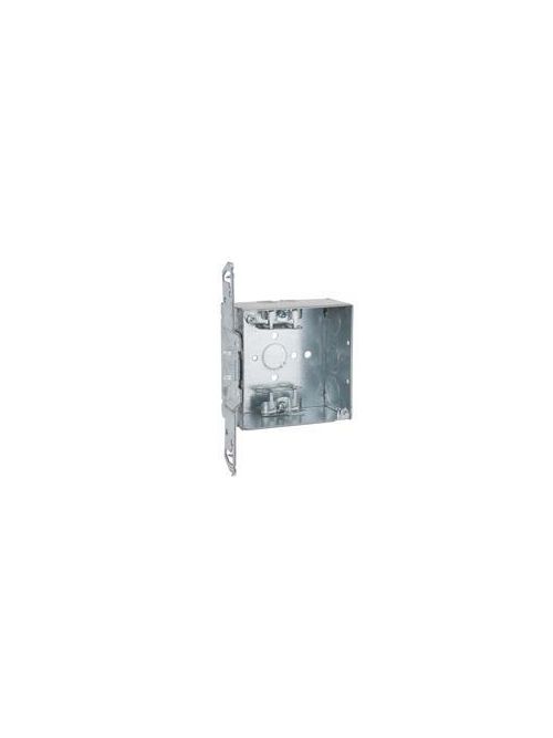 RACO 241 4 x 4 x 2-1/8 Inch 30.3 In Pre-Galvanized Steel TS Bracket Flush/Ceiling/Wall Mount Welded Square Box RACO 241 4 x 4 x 2-1/8 Inch 30.3 In Pre-Galvanized Steel TS Bracket Flush/Ceiling/Wall Mount Welded Square Box
