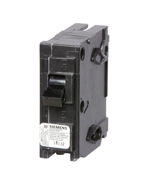 Siemens Industry Q120 1-Pole 20 Amp 120 VAC 10 kA Plug-In Circuit Breaker Siemens Industry Q120 1-Pole 20 Amp 120 VAC 10 kA Plug-In Circuit Breaker