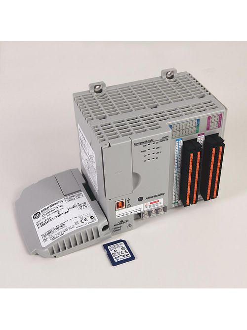 Product image for Allen Bradley 1769-L23E-QBFC1B Compactlogix 512 kB DI/O AI/O Controller